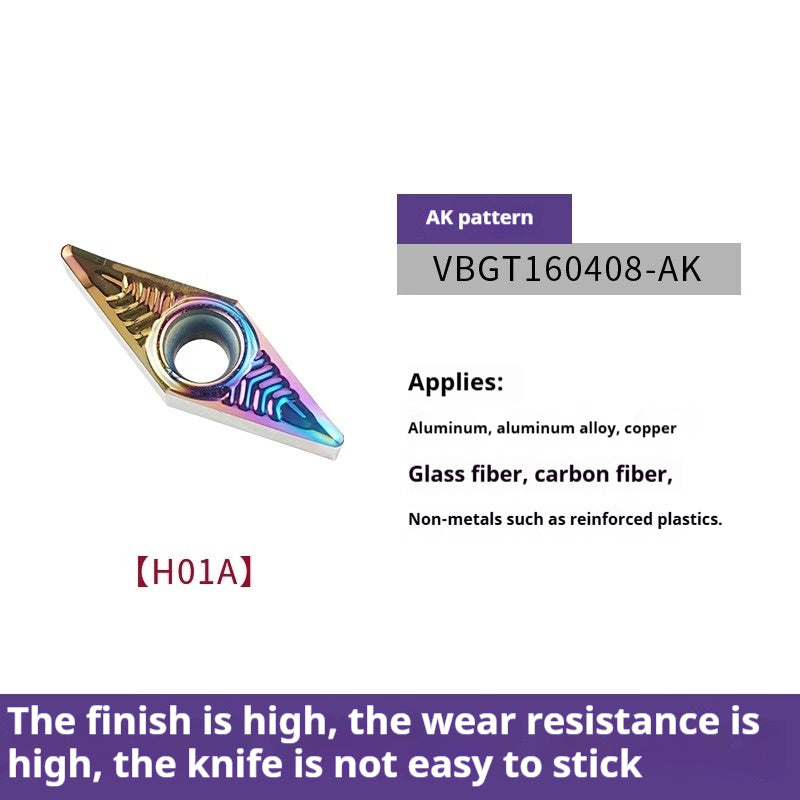 6006 CNC Aluminum Lathe Metal Ceramic Turning Inserts Nano-coated Cylindrical WNMG Bore CCMTAPMT Milling Inserts Shandong Denso Pricision Tools Co.,Ltd.